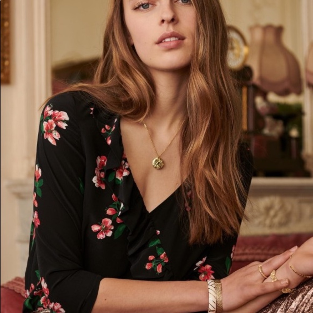 Sézane Quitterie Blouse Size 38